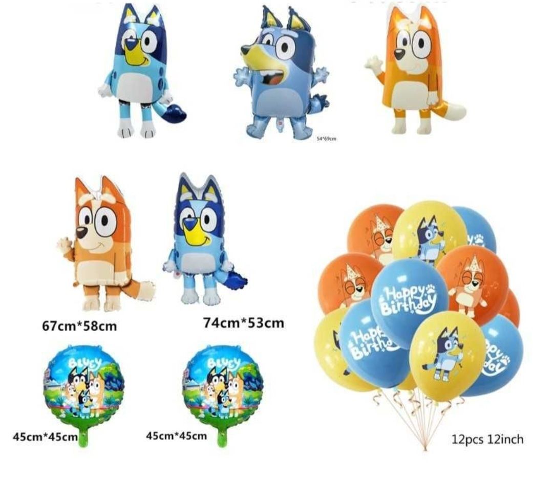 *Bingo_Bluey_Decoratiuni party_topper tort_aplicatii termice