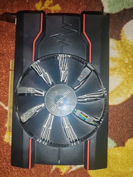 Placa video AMD rade  rx550 4gb perfect funcțională