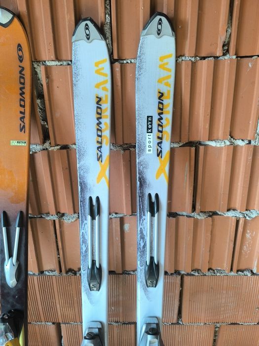 Set 3 perechi de schiuri Salomon – 175–180 cm | Stare foarte bună