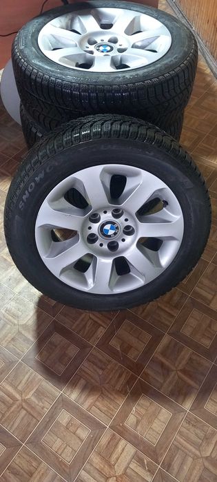 BMW Зимни гуми PIRELLI 205.55.16 M+S  +джанти Серия 5 E60 E61 16