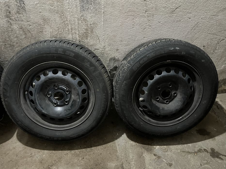 Джанти 15-ки със зимни гуми 5x112