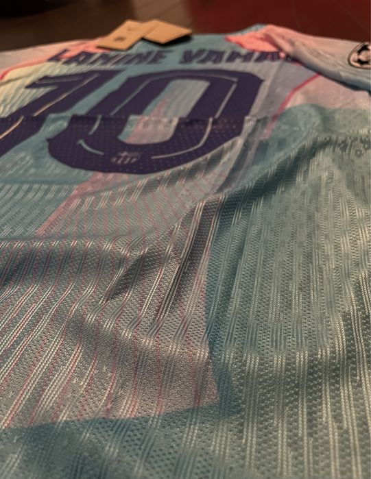 Tricou Barcelona Lamine Yamal Editie Speciala Turcoaz