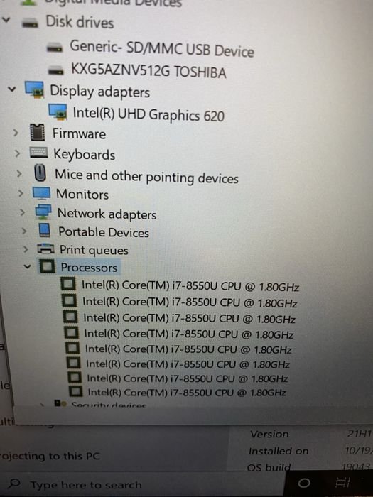 Laptop ultrabook Lenovo T480S I7 gen 8 Ssd 512