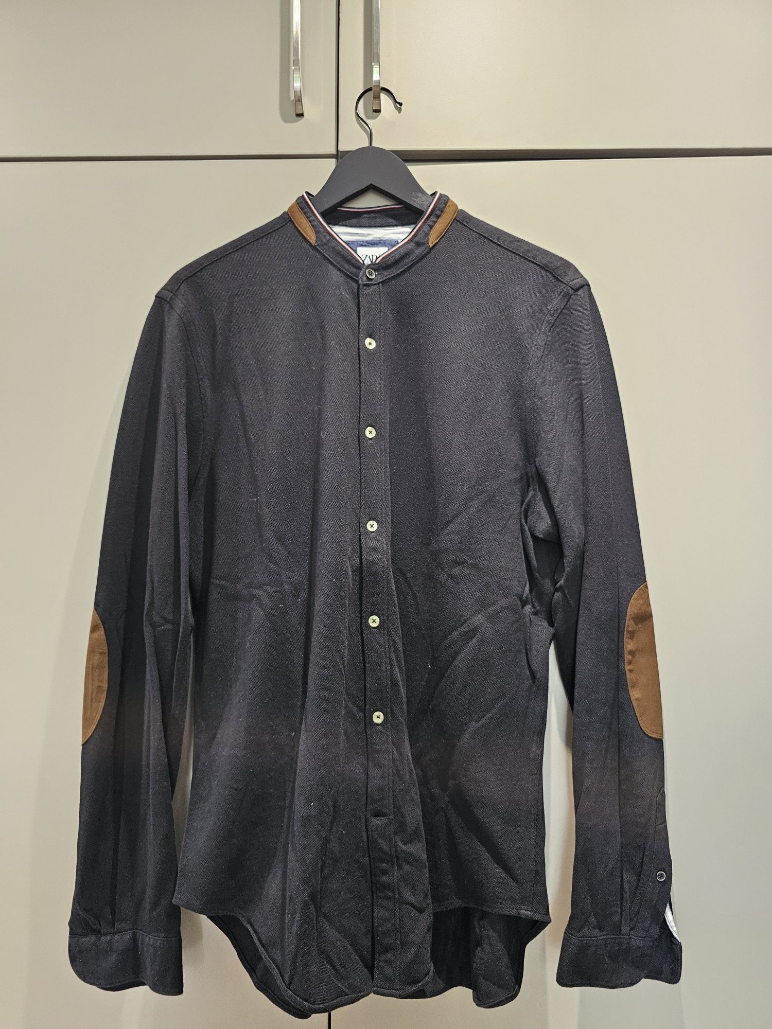 синя и черна Zara ризи (XL)