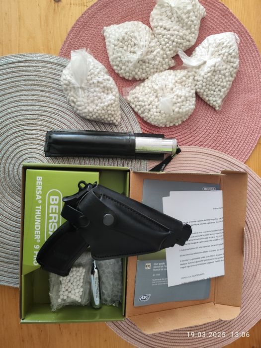 Pistol airsoft BERSA , 4,2 jouli modificat