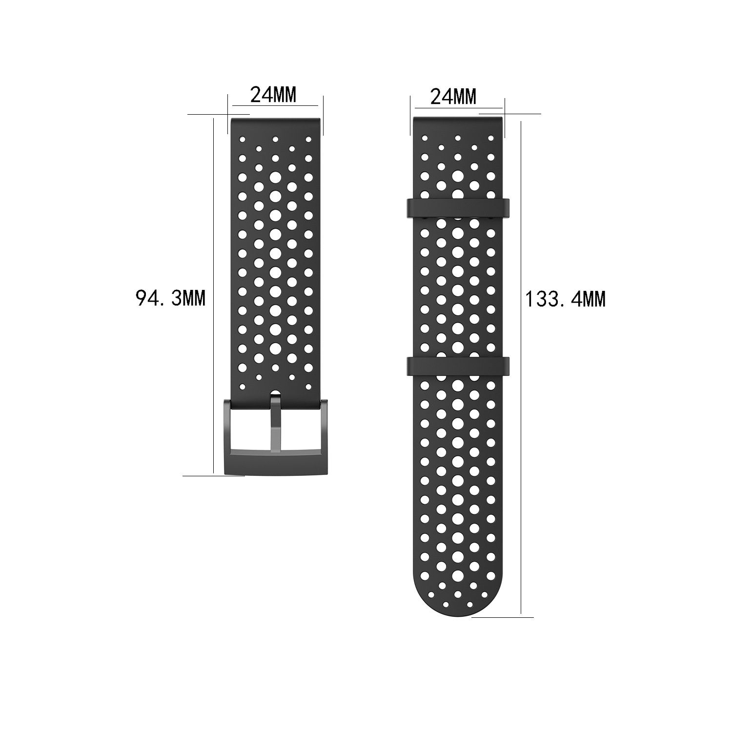 Curele ceas latime 24 mm, compatibile SUUNTO 7, Spartan, 9 Baro, D5