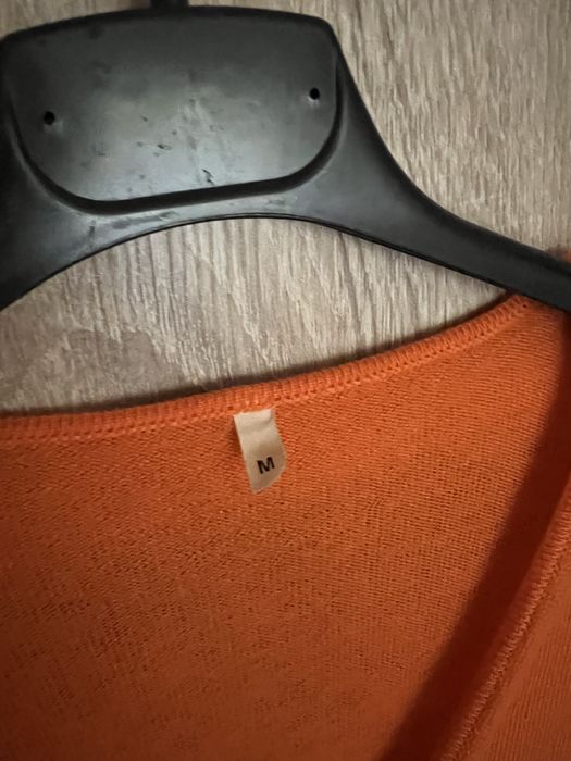 Оранжева жилетка вълна и кашмир