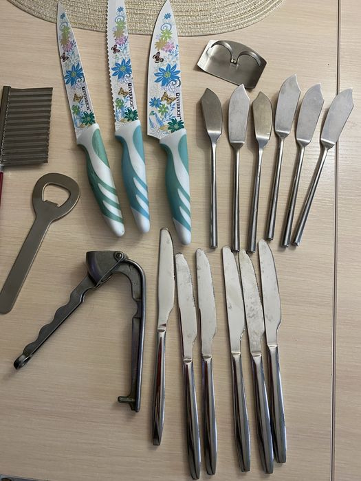 Ножи  чеснокодавилка