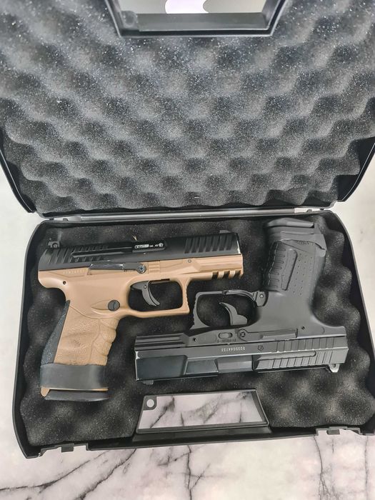 Pistol T4E Walther PPQ M2 . cal.43 CO2 5J + Pistol Walter p99  6mm CO2