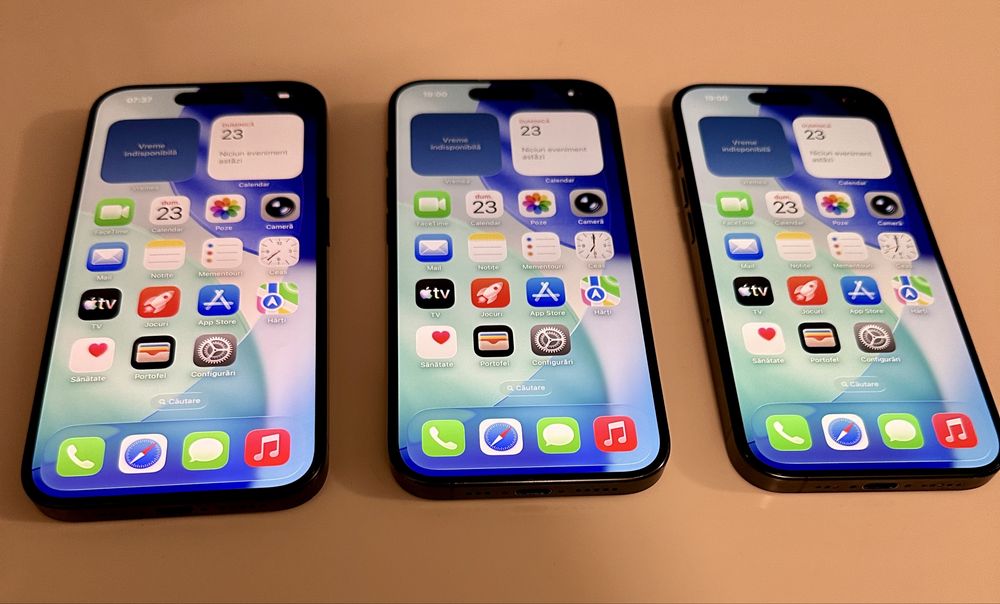 Iphone 15 pro / 128 gb / 100% baterie / folie sticla cadou