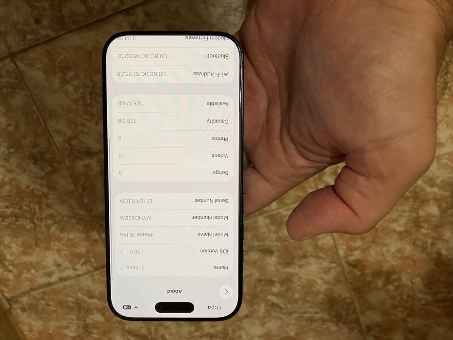 IPhone 16 Pro 128гб Black Titanium