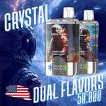 Vape Twin Crystal 50,000 Puffuri Display Led Touch-Screen