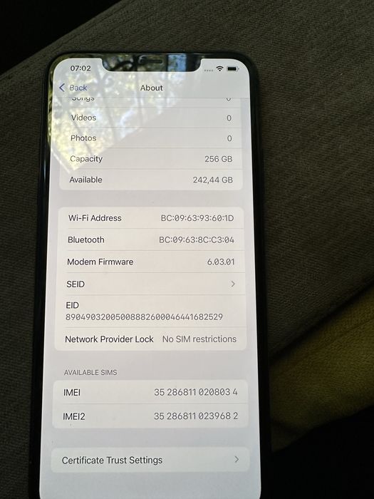 Iphone 11 Pro Max. Midnight Green, 256GB