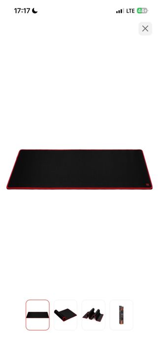 Коврик для мыши Defender Black Ultra XXL 900x450x3 мм черный