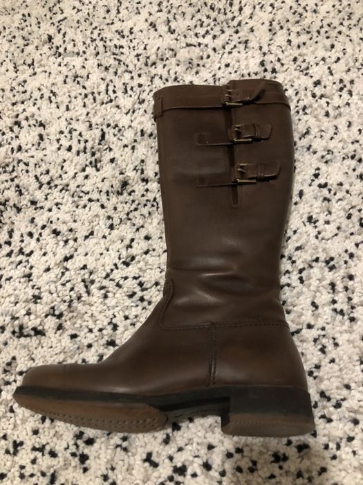 Cizme GoreTex piele maro, 37, Ecco