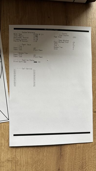 Imprimanta Ricoh SP211 Laser Toner Nou