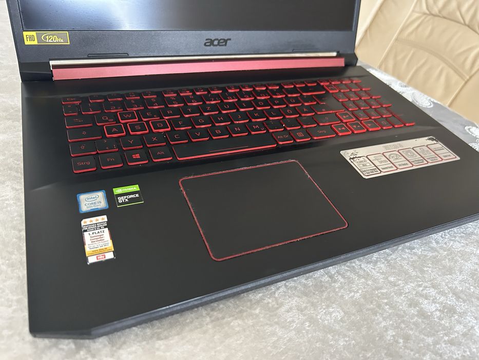Laptop acer gtx 1650