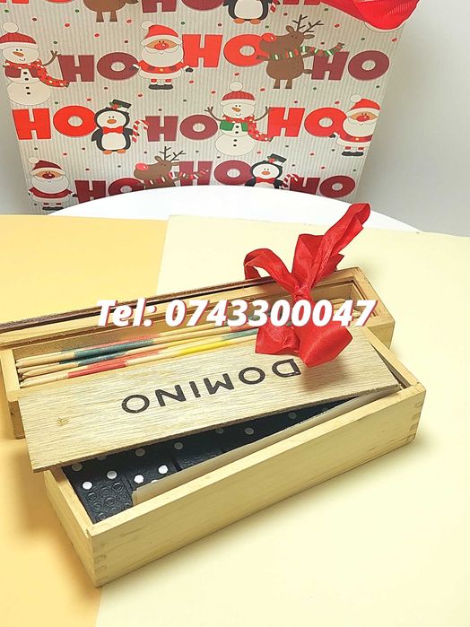 Pachet Cadou  Joc Marocoo mikadoSi Domino  Transport Gratuit