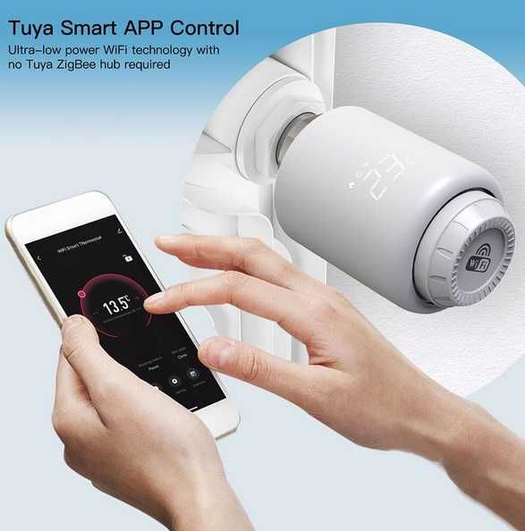 WiFi термостат, смарт клапан за радиатор TRV603 Tuya, Smartlife