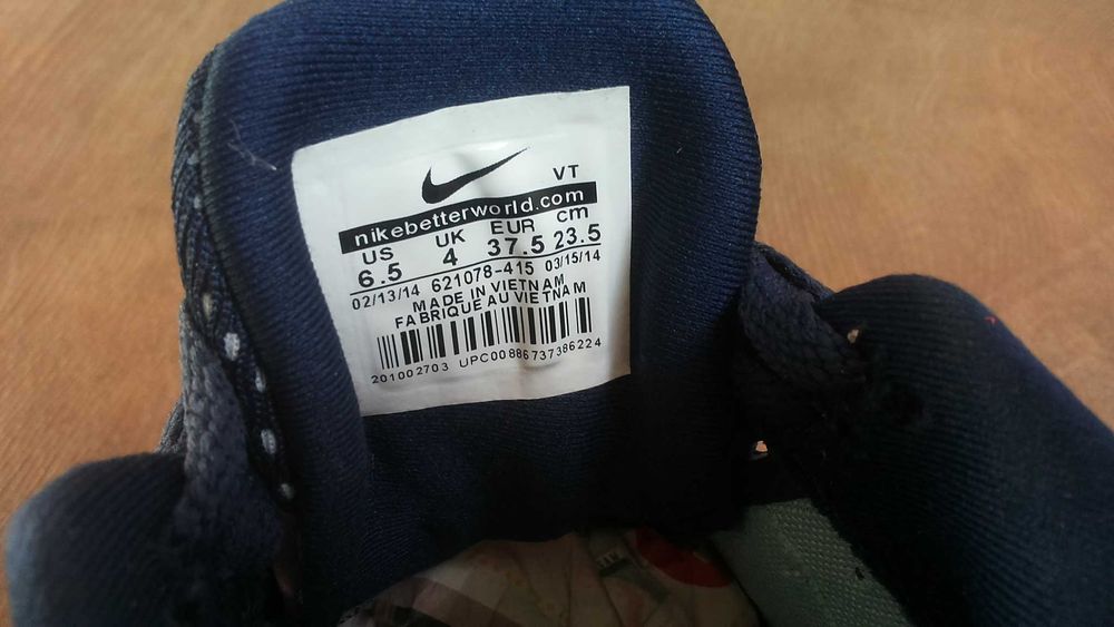 NIKE AIR MAX Shoes Размер EUR 37,5 / UK 4 маратонки 313-14-S