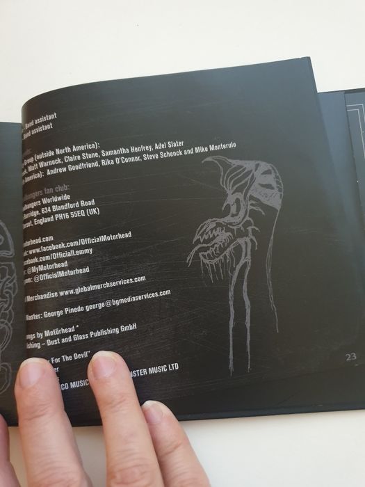 MOTORHEAD cd disc. Limited edition.