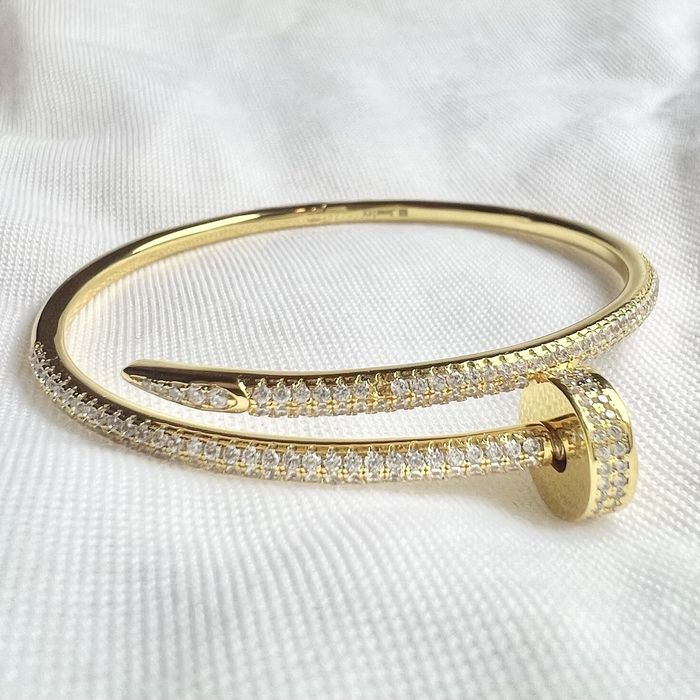 Cartier Juste Un Clou 18K Yellow Gold Pave Diamond