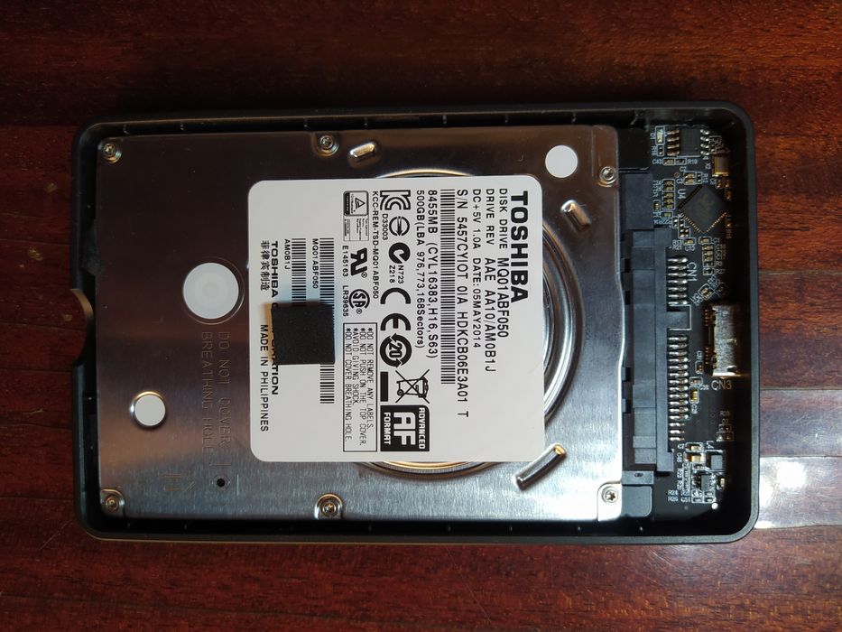 Qattiq disk 500Gb