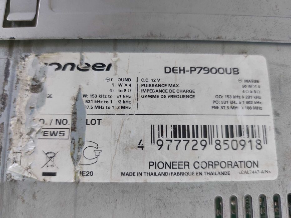 Pioneer DEH P 7900 UB USB