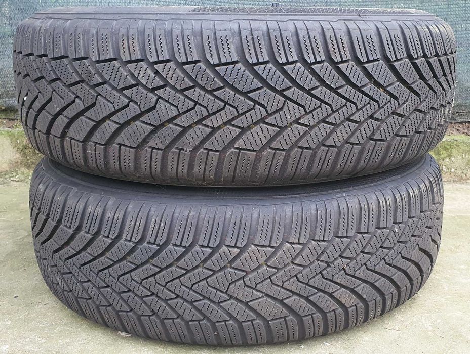 Continental 195 65 R15 de iarna cu jante de Audi, 2 buc impecabile