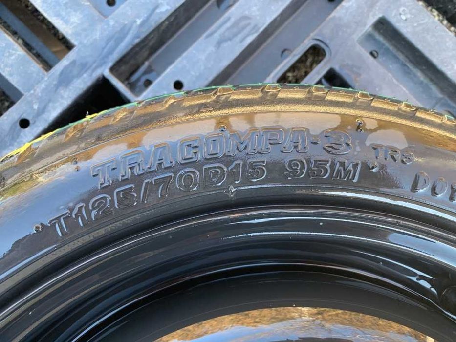 Резервна гума/Патерица 15'' 4x100 за Toyota,Kia,Suzuki,Subaru,Mazda