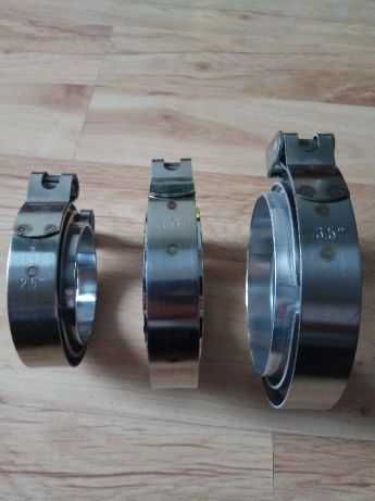 V-band,Vband,В банд скоба с фланци 55мм, 63мм, 76мм, 89мм,за турбо,ген