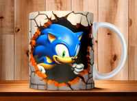 Cana personalizata, Ariciul Sonic, ceramica, 350 ml