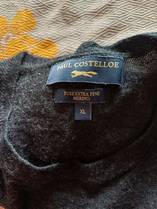 Мъжки пуловер от фина вълна ХЛ