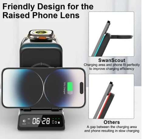 Statie incarcare wireless iPhone/iWatch/iPods