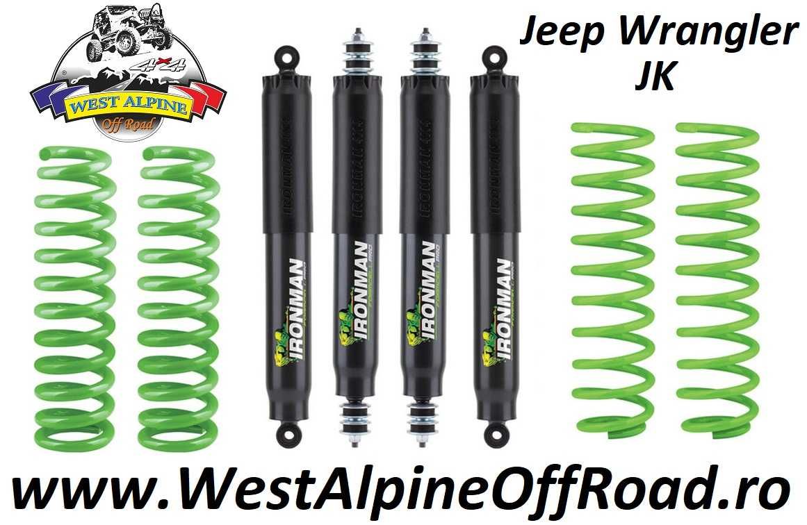 Kit suspensie Jeep WRANGLER JK - IRON MAN amortizoare HD PRO +5 cm