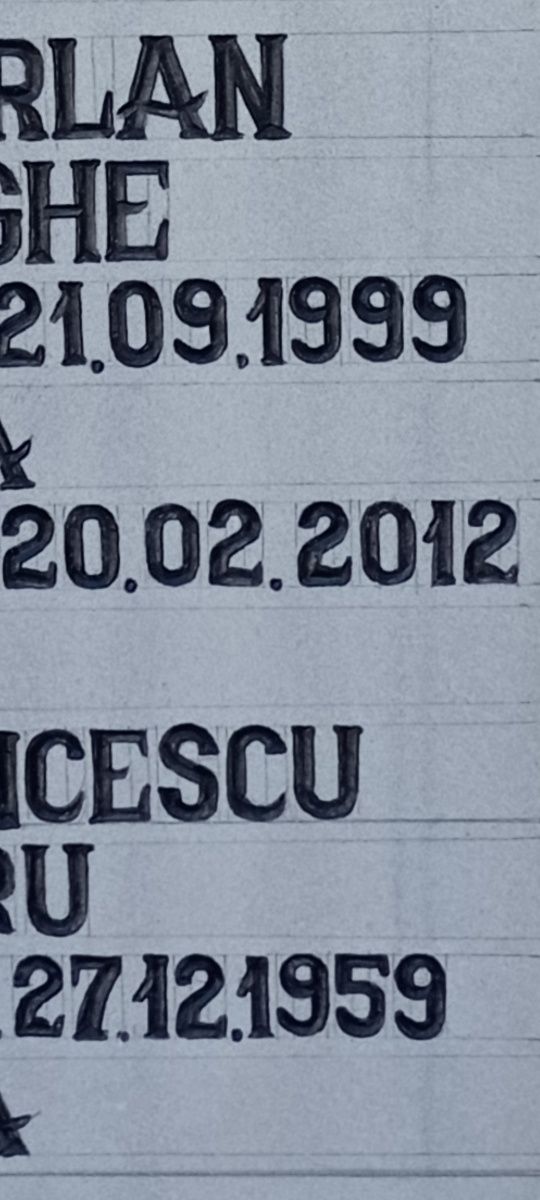 Completări date deces