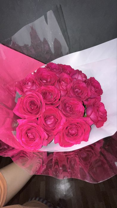 Цветы ,Роза 15 штуков