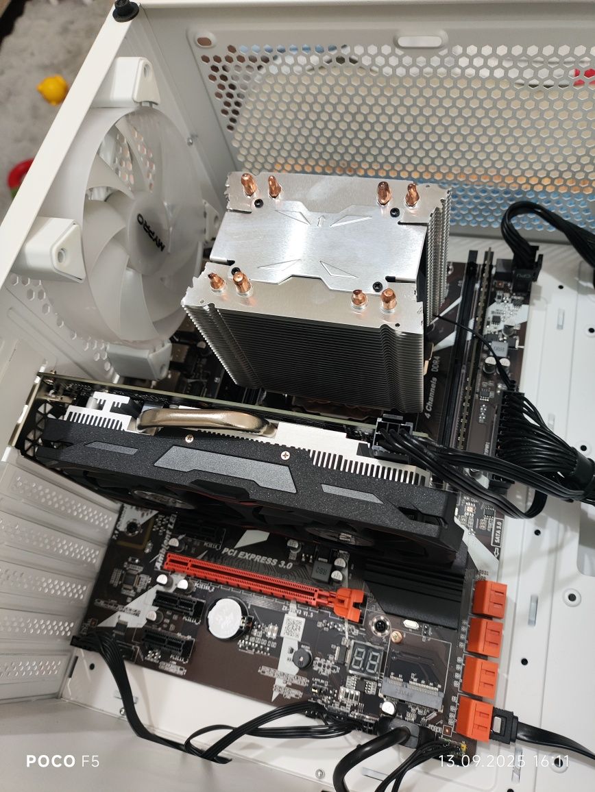 Мощный игровой компьютер DDR4 (кейс) 10/20, 16 ОЗУ, NVME, RX 580/8