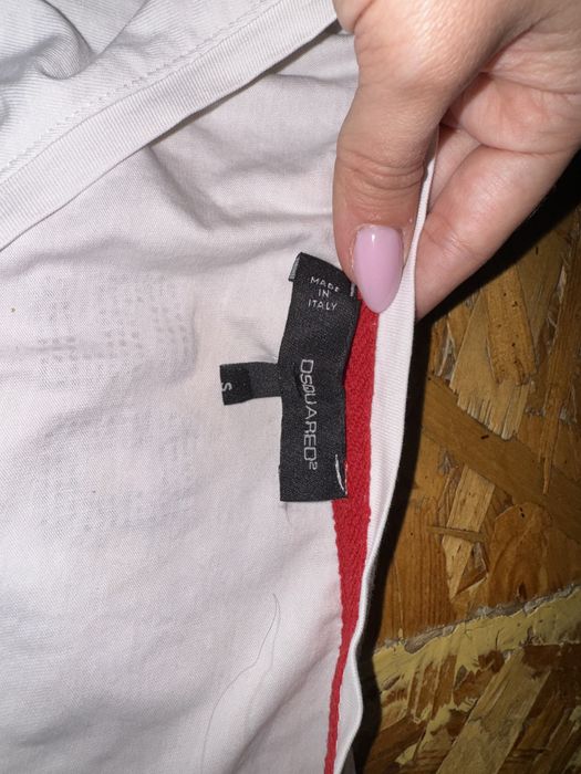 Бяла тениска на DSQUARED