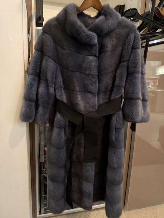 Шуба из меха норки