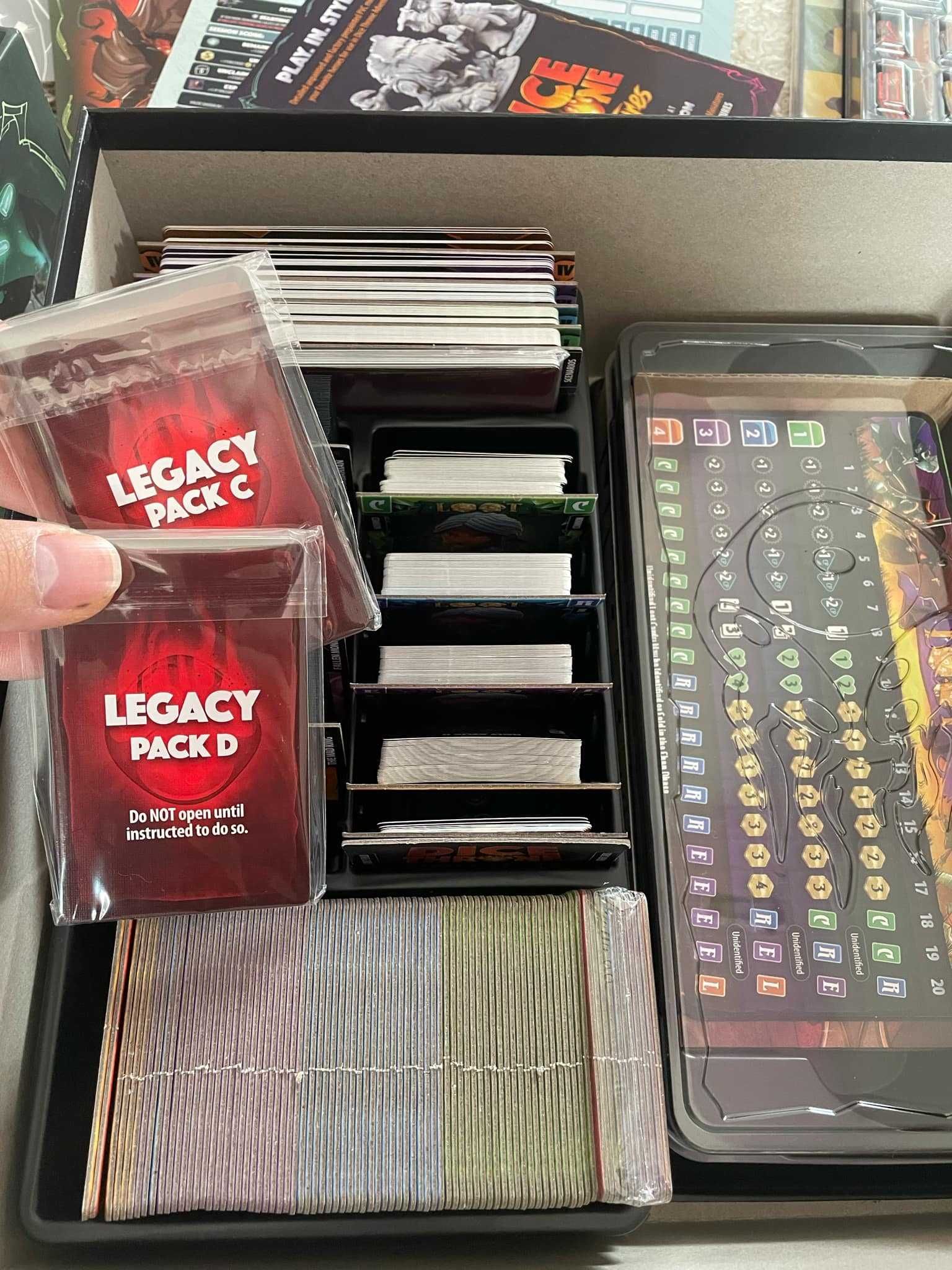 Dice Throne Adventures & Season 1 Rerolled. Fully sleeved + promos.