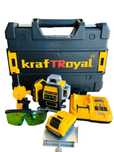ЛАЗЕРЕН НИВЕЛИР 4D с 16 линии KRAFT ROYAL с магнитна Стойка за стени