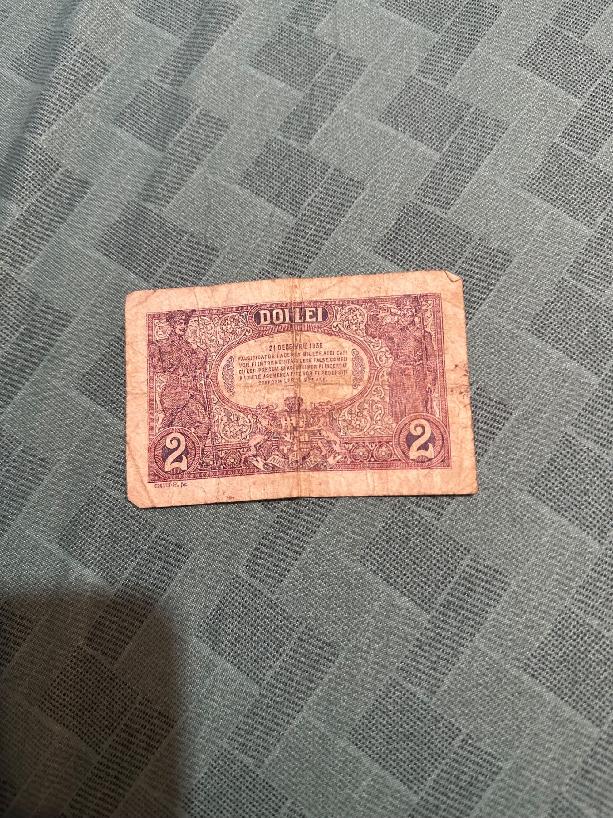 Bancnota 2 lei 1938