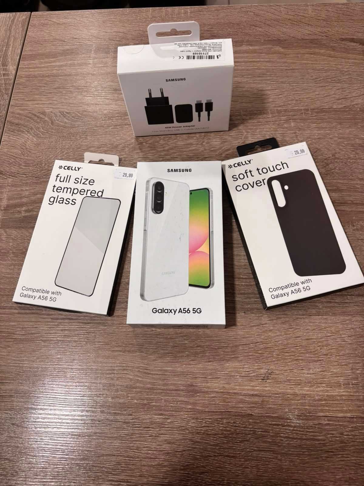 Samsung Galaxy A56 5G 128GB 8GB RAM Чисто Нов + аксесоари