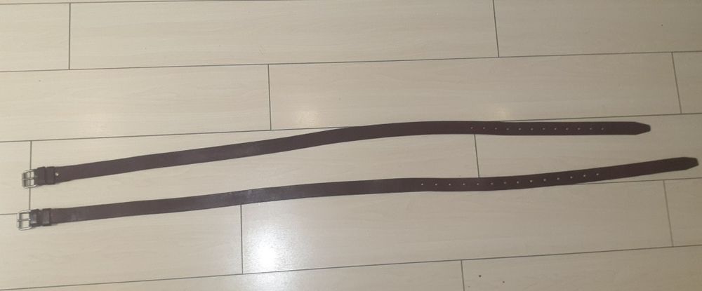 Curele piele pantaloni maro ofiteri armata