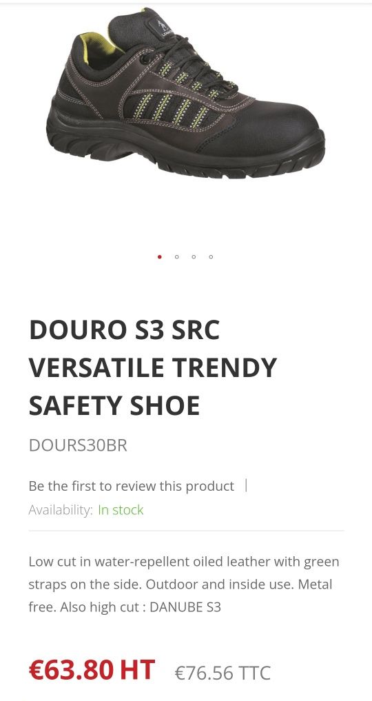 Защитни работни обувки Safety shoes Lemaitre