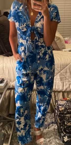 Salopeta din in 100%, editie limitata Zara, noua cu eticheta, XL