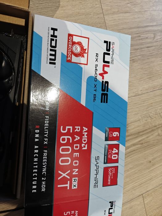Placa video gaming AMD Sapphire Pulse RX 5600 XT, similar Rtx 3060