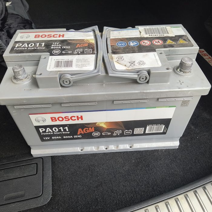 Акумулатор Bosch AGM 80Ah 800Ah Start stop
