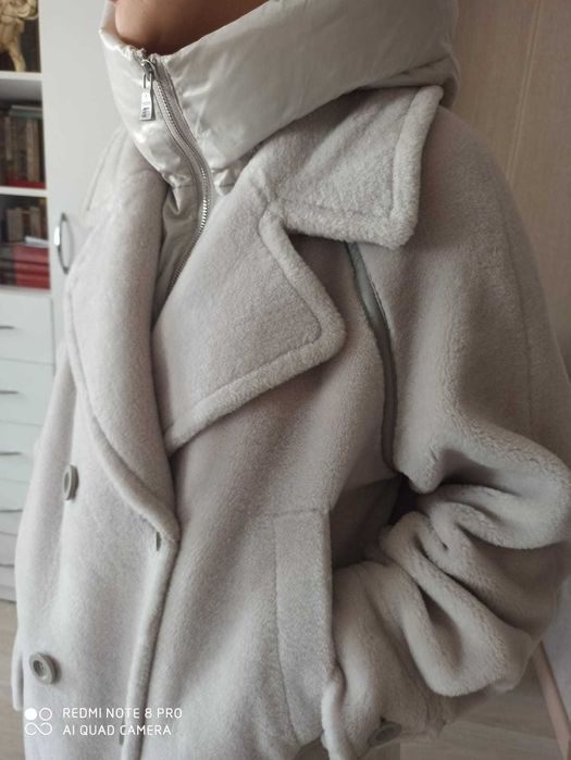 Продается новая стильная шуба из натуральной овчины